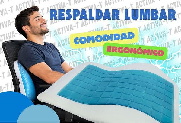 Respaldar Lumbar Ergonómico Gel Tech | ACTIVA-T