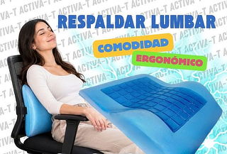 Respaldar Lumbar Ergonómico Gel Tech | ACTIVA-T