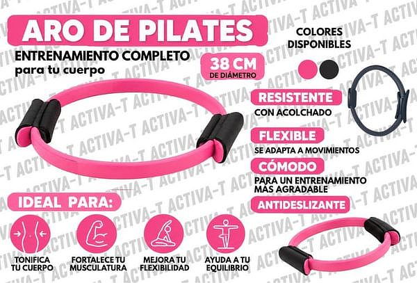 Aro de Pilates de 38 cm para Tonificar y Fortalecer