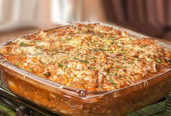 ¡Disfruta! Deliciosa Lasaña + Ensalada Grande y Más