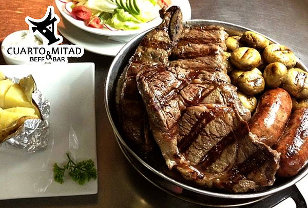 ¡Delicioso! Parrilla Tradicional para Dos en Cuarto y Mitad