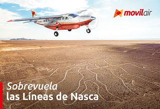 ¡Sobrevuela las LÍNEAS DE NASCA en Avioneta con Movil Air!