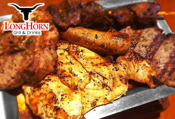 ¡Sin Reserva! Parrilla para 02 personas en LongHorn