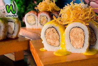 Barra Libre Makis + Salteados + Postres + Bebidas en Wasabi
