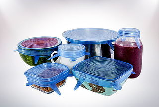 Set de 6 Tapas de Silicona Diferentes Tamaños