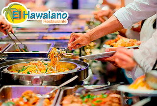 ¡El Hawaiano Buffet! Comida rica y la mejor atención